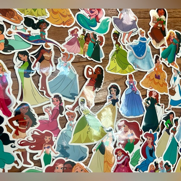 Disney Princess Character Sticker Collection 53 piece set - Picture 4 of 7